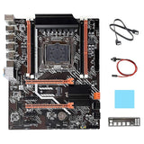 X99 Mboard+sata Cable+s Cable+baffle+ Pad A2011 V3 M.2 Nvme Ngff For Ddr3 4x16g