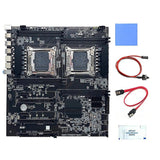 X99 Dual-socket Mboard+ Grease+s Cable+sata Cable+ Pad A2011v3/v4 8xddr4