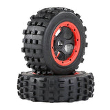Off-road Car Front Tyres For 1/5 Baha Rovan Km Baja 5t/5sc/5ft Rc Car Toys Parts 195x75mm,red