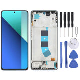 (Blue) For Xiaomi Redmi Note 13 4G COMPATIBLE AMOLED Material LCD Screen Digitizer Full Assembly with Frame