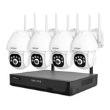 (US Plug) SriHome NVS001E-IPC039B 5MP 8CH HD NVR Wireless Cameras Set