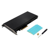 Server Expansion Card ST5112 PCIe X8 PEX8747 Quad Channel NVMe Server Grade Storage Expansion Card