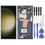 (Black) For Samsung Galaxy S23 Ultra 5G SM-S918B EU Edition 6.78 inch OLED LCD Screen Digitizer Full Assembly with Frame