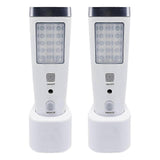 4 In 1 Motion Sensor Wall Light Power Off Led Night Light Flashlight Rechargeable Emergency Flashlig