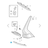 Rear Bumper Reflector Trim Lamp for XC60 2018-2023 Brake Reflector Warning Lights Plate