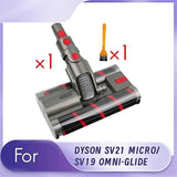 For Dyson Sv21 Microsv19 Omniglide Double Roller Brush Kit Vacuum Head Replace Motor Head Soft Rol