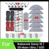35pcs For Roborock Saros 10g30 S9 Maxv Ultra Vacuum Cleaner Parts Replacement Main Side Brush Fil