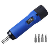 (1.06.0NM) Digital Display Preset Adjustable Torque Screwdriver with 1/4In Drive 4Bits Included with Box Screw