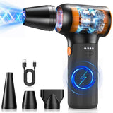 Compressed Air Duster, Mini Blower Turbo Fan 130000RPM - Cordless Air Duster Blower,for Car Dry Keyboard PC Computer