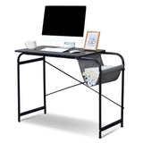 Computer Writing Study Desk with 1 Storage Cloth Bag  Wooden PC Laptop Table for Home Office