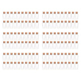 120 Pcs Vials Bottles Mini Glass Bottle with Cork Stopper Wish Bottles, for Weddings, Creations and