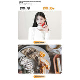 Dual Color Ring Light Handheld Photography Fill Light for Live Streaming and Photography