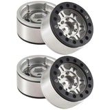 4PCS 1.55 Metal Beadlock Wheel Rims Hub for 1/10 RC Crawler Car D90 MST Jimny CC01 LC70 Axial 90069,3
