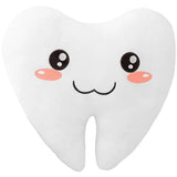 Cute Hugging Pillow Tooth Shaped Stuffed Toy Stuffed Throw Pillow for Bedroom