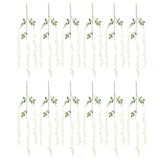 12Pcs Artificial Hanging Wisteria Simulated Wisteria Flower Hanging Floral Decor