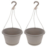 2pcs Hanging Planter Hanging Flower Pot Home Balcony Flower Basket Garden Flower Pot