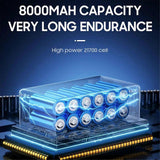 X64 Mini Turbo Jet Fan Brushless Motor Powerful Instantaneous Thrust 1.4kg/S 1000W Wind Speed Blowe