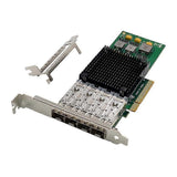 PClE X8 BCM57840 4 Port Server Network Card 10G SFP+ Fiber Network Card PCI-Express Ethernet Network Card JP