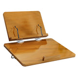 Book Stand Multifunctional Wooden Desktop Reading Book Stand Holder for Students Children Original Color