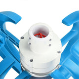 Wind Turbine Kit 1200W 4 Blade Generator AC Motor Solar System Lantern Type DoubleLayer Blue(24V )