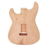 Unfinished Electric Guitar Barrel Mahogany DIY Professional Electric Guitar Body Replacement Blank GSB09