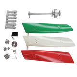 3 Blade Maglev Wind Generator 3 Phase AC Permanent Magnet White Red Green Vertical Axes Wind Turbine