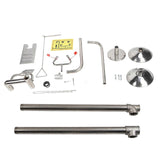 Eyewash Station Set 304 Stainless Steel Emergency Eye Wash Shower Combination Tool for Factory Labor