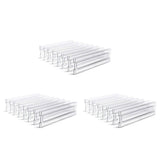 Drawer Dividers 8 Pack, Adjustable Drawer Organizer, Clear Plastic