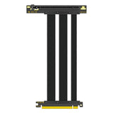 (90 degree 20cm) Full Speed PCIE 5.0 X16 Riser Graphics Card Extension Cable Shielded Extender