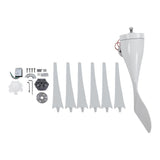 S Type 300W Wind Power Generator 3 Phase AC Motor 6 Blades Horizontal Shaft Wind Turbine Kit DC12V