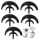 Wind Turbine 5 Blade Lantern Type Double Layer Wind Power Generator Components 1200W