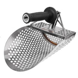 Beach Digging Filter Tool Stainless Metal Detector Sand Scoop Shovel Lightweight