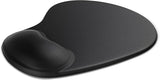 (black) Gel Mouse Pad Ergonomic Wrist Rest Gel Pad - Black