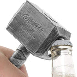 Thor's Hammer Bottle Opener, Action Figures, Beer Bottle Opener, Marvel Hammer Bottle Opener, Refrigerator Pendant Silver