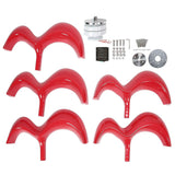 Wind Turbine Power Generator Kit 5 Blade 400W for Home Boat Marine DTHL400wRed(48V )