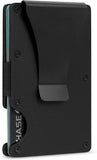 (black) Men's Wallet - Metal Wallet With Credit Card Holder - Slim Front Pocket - 1 Piece (black)