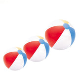 (61cm) 3 Pieces 61cm Beach Ball Swimming Pool Toy Small Inflatable Ball