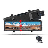 4k 12-Inch Rearview Mirror Driving Recorder Night Vision Reversing Image Touch Screen