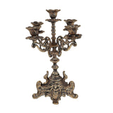 1Pc Retro Cast Iron Table Candlestick French Candle Base Home Furnishing