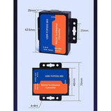 -TCP232-302 RS232 to Ethernet Converter Support DHCP/DNS