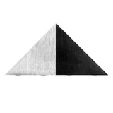 AC 90-265V 5W Stainless Steel Triangle LED Wall Light Lamp (Mixed Color Light)