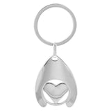 Portable Trolley Remover Hanging Token Key Zinc Alloy Trolley Token Trolley Supply Shopping Trolley Token Hanging Token Keyring