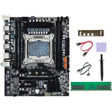 X99 Mboard+ddr4 4gb 213hz Ram+baffle+sata Cable+s Cable A2011-3 For E5-2678 V3 E5 267
