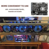 B75 12usb Gpu Btc Mboard+cpu+ing Fan+ Grease+s Cable 12usb3.0 To Pcie A1155