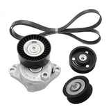 Engine Drive Belt Tenser 2 Idler Pulleys Belt For Mercedes- M272 M273 2700270+14