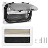 RV Window with Sunshade Screen 500mm 300mm UV Protection Insect Proof Push Out for Campers Trailers Vans