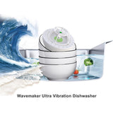 Mini Ultrasonic Dishwasher Automatic USB Electric Lazy Washing Cleaning Dishwasher Portable Fruit Ve
