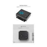 Cm4 Expans Board For Cm4 Wifi6 Dual Port Expans Onboard M.2 E Key Interface With Metal Case