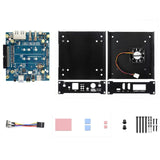 NAS Multifunctional Computer for CM4 Networking Storage M.2 M Key Slot NVME NAS Box for 2230 2242 2260 2280 Desktop