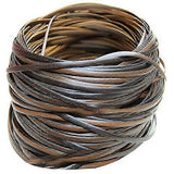 2025 Latest Model Coffee Gradient Flat Synthetic Rattan Weaving Material Plastic